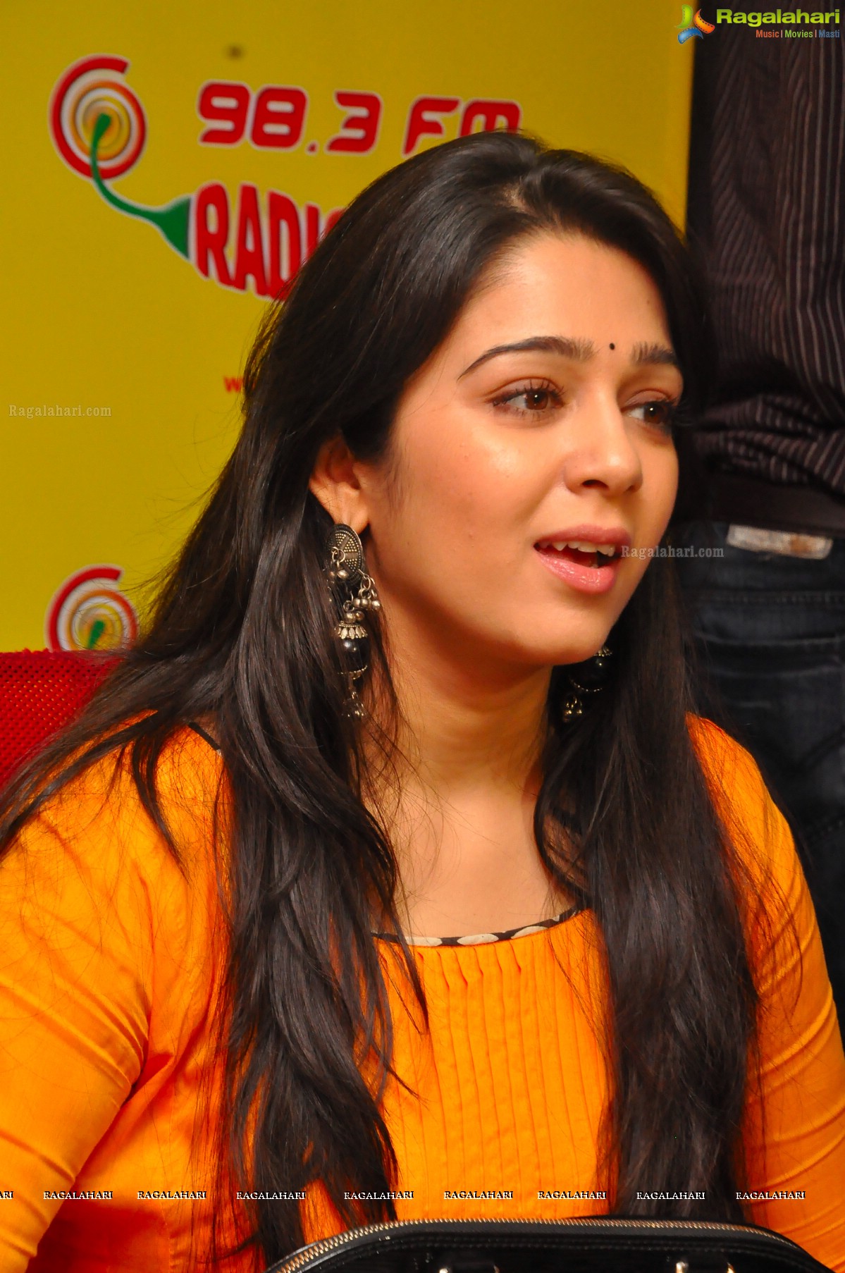 Charmme at Radio Mirchi for Prema Oka Maikam Audio Release, Photo Gallery