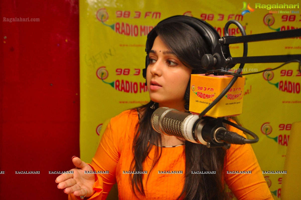 Charmme at Radio Mirchi for Prema Oka Maikam Audio Release, Photo Gallery