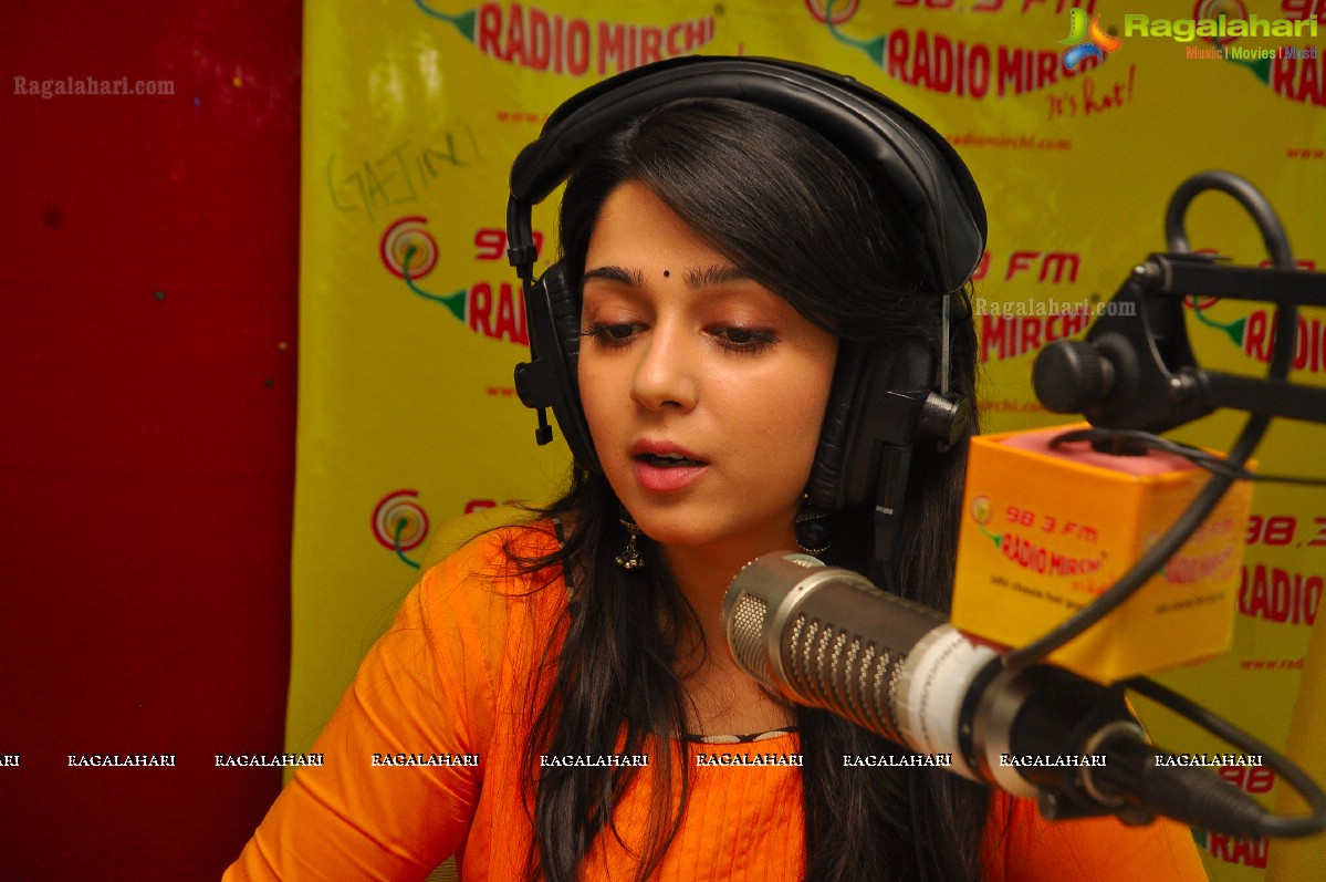 Charmme at Radio Mirchi for Prema Oka Maikam Audio Release, Photo Gallery