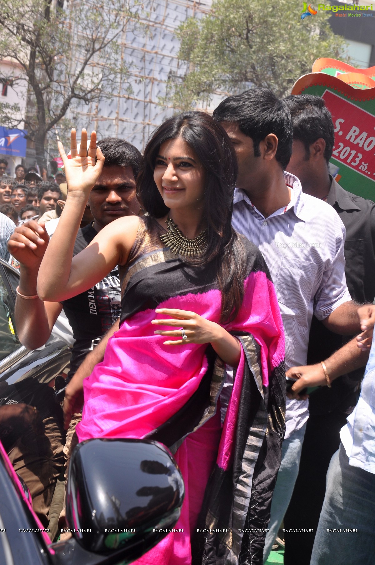 Samantha at Anutex Launch at AS Rao Nagar, Hyderabad