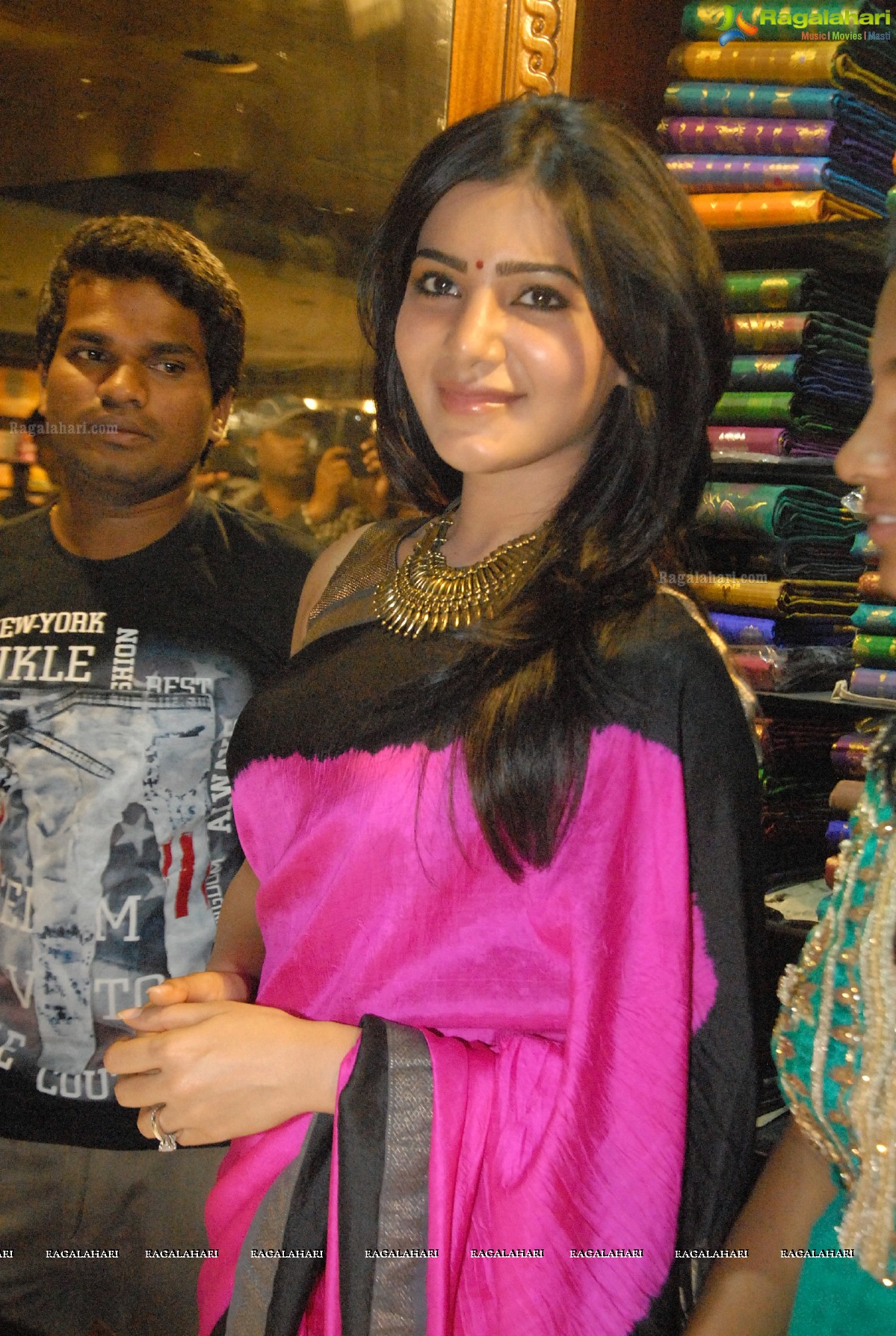 Samantha at Anutex Launch at AS Rao Nagar, Hyderabad