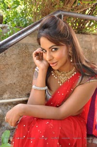 Srilekha Reddy in Red Saree