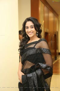 Regina in Hot Black Saree