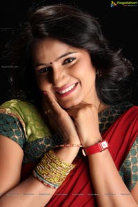 Tanusha Swathi in Half Saree