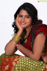 Tanusha Swathi in Half Saree