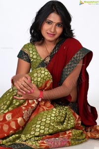 Tanusha Swathi in Half Saree