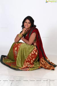 Tanusha Swathi in Half Saree