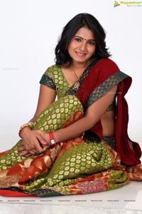 Tanusha Swathi in Half Saree