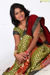 Tanusha Swathi in Half Saree