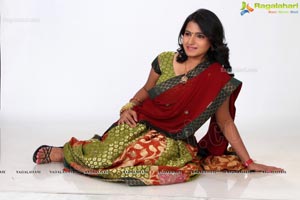 Tanusha Swathi in Half Saree