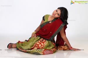 Tanusha Swathi in Half Saree