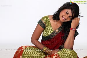 Tanusha Swathi in Half Saree