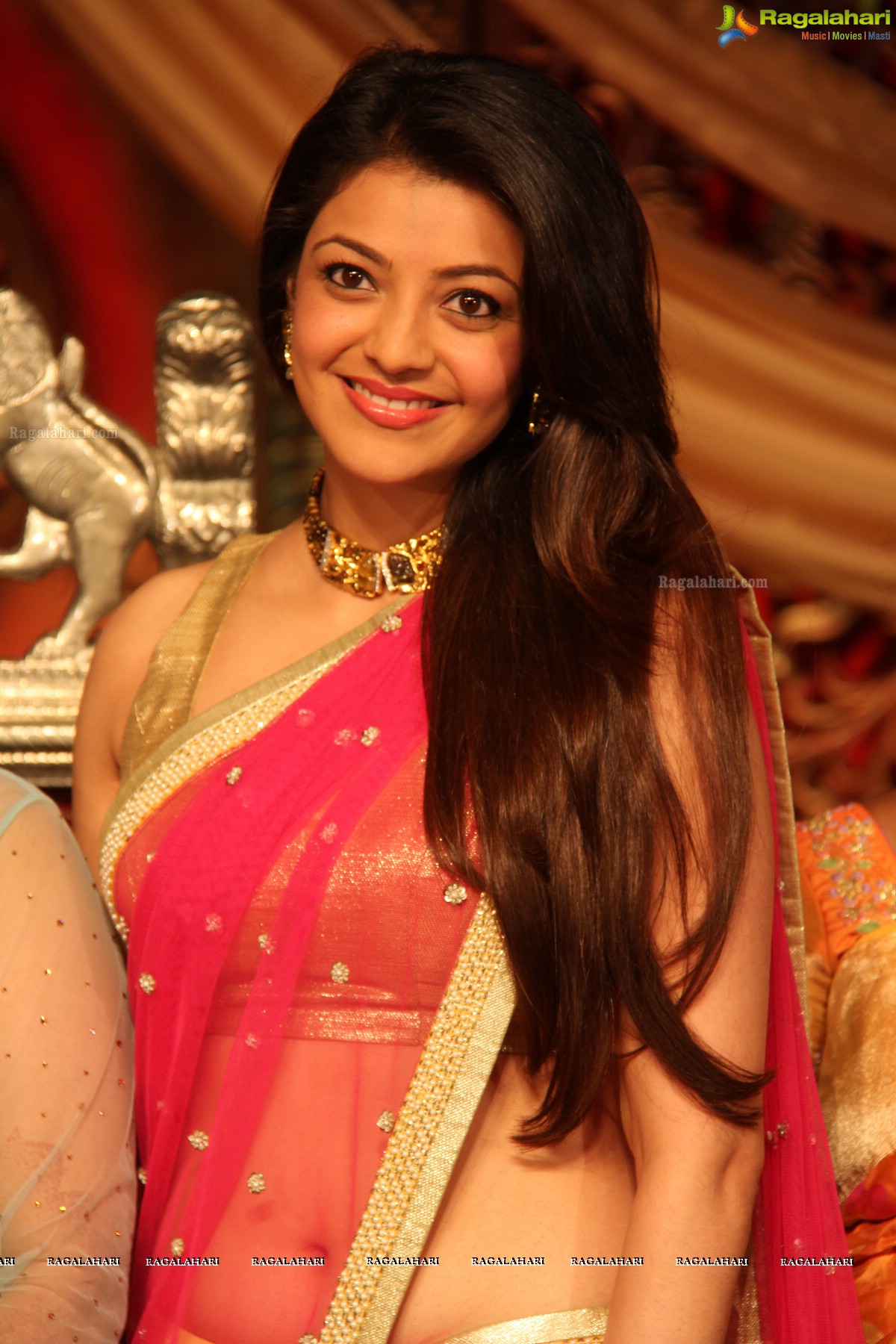 Kajal Aggarwal at Dil Raju Daughter Harshitha's Wedding Reception, Exclusive