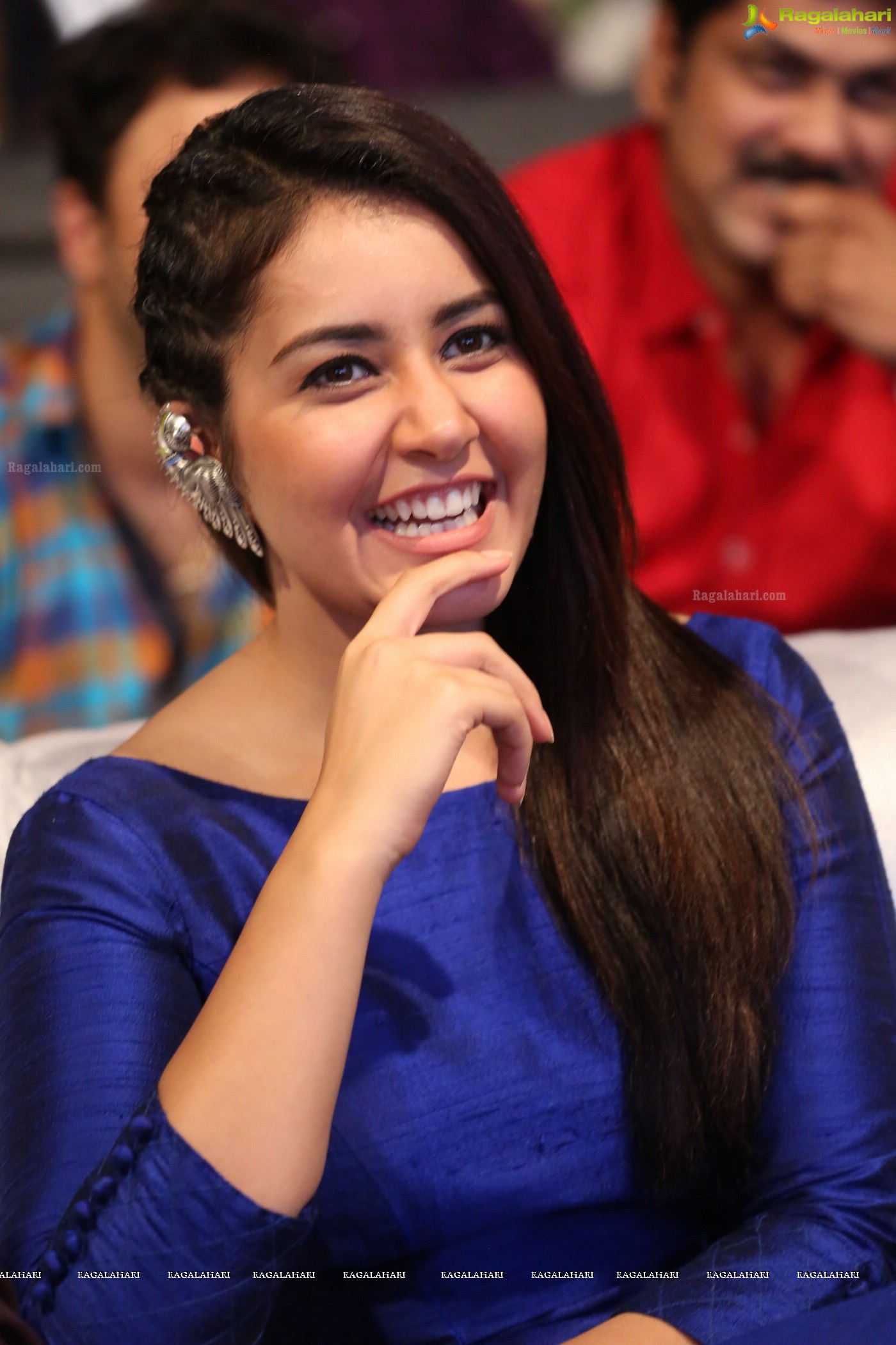 Beautiful Raashi Khanna in Blue Dress Gallery