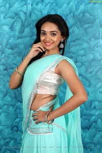 Meghna Mandumala in Half Saree