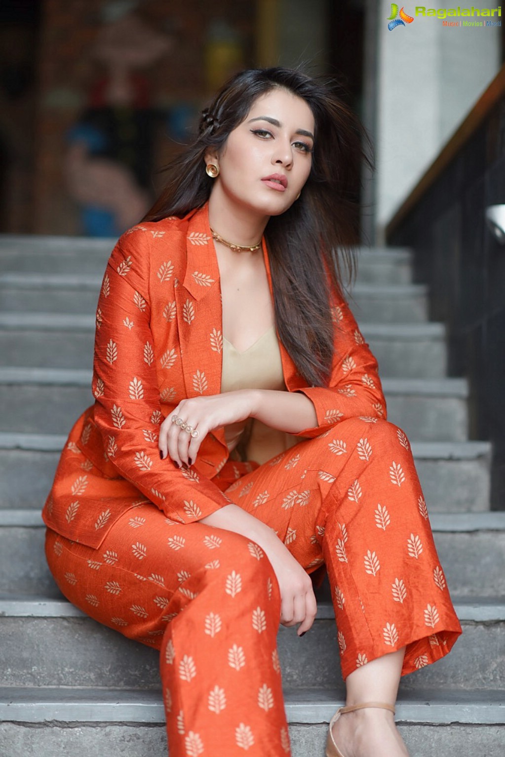 Raashi Khanna Latest Red Dress Spicy Photos