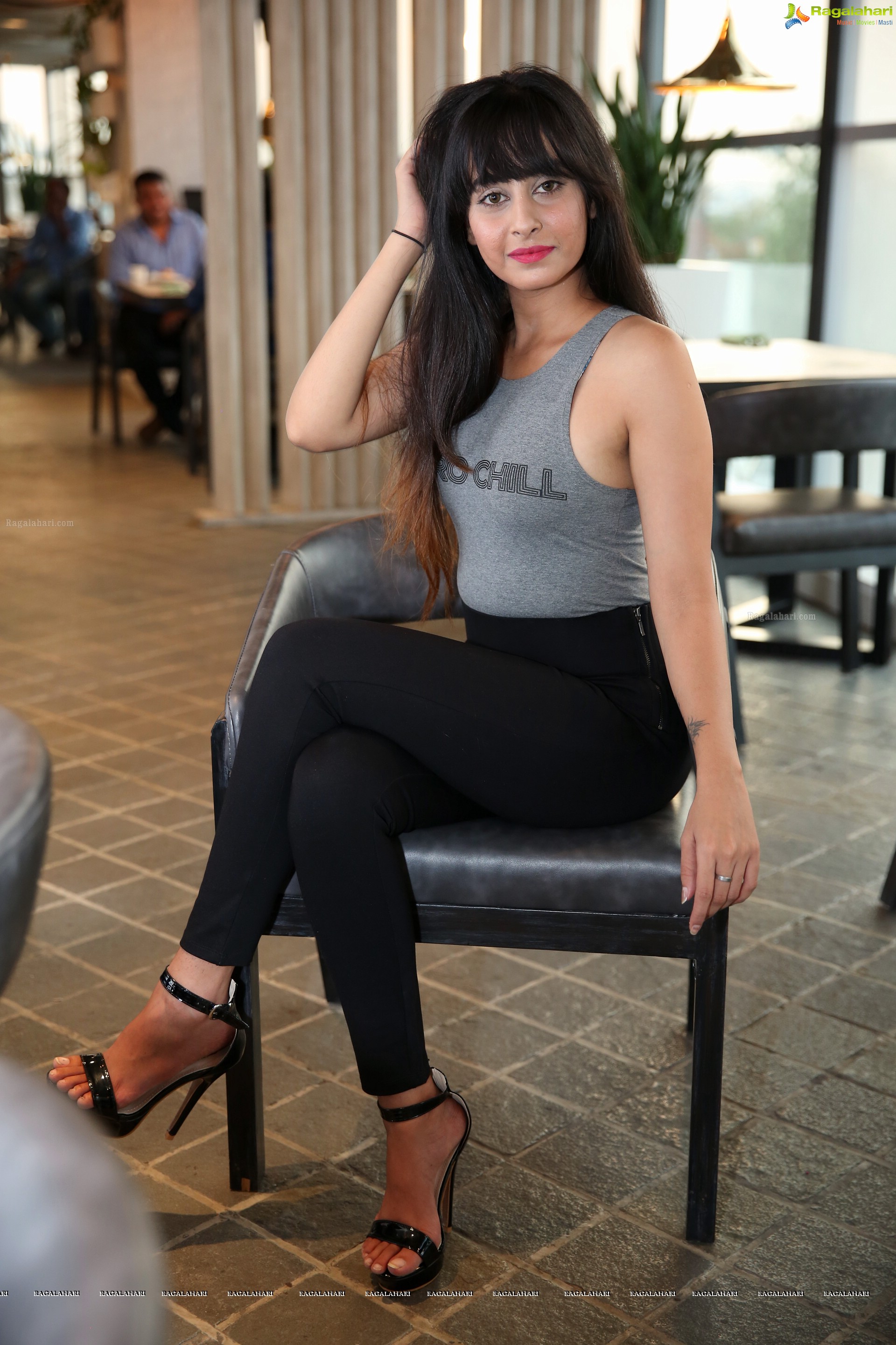 Ameeksha Amy Pawar at Drama Llama Restaurant Launch (High Definition)