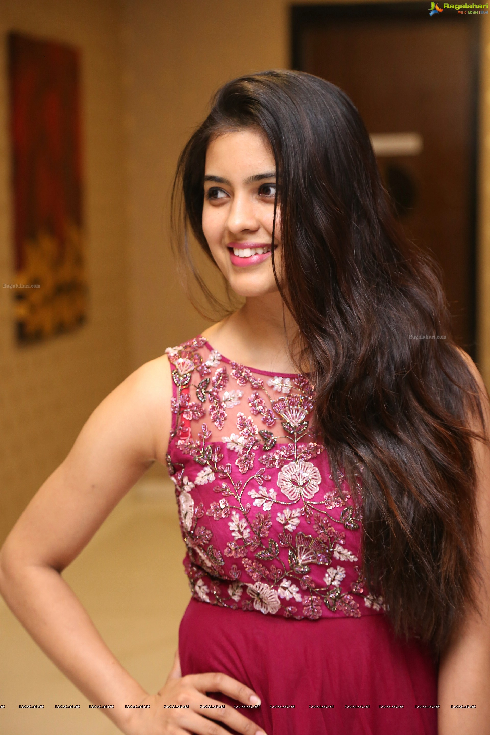 Amritha Aiyer at Kaasi Pre-Release Event (High Definition)