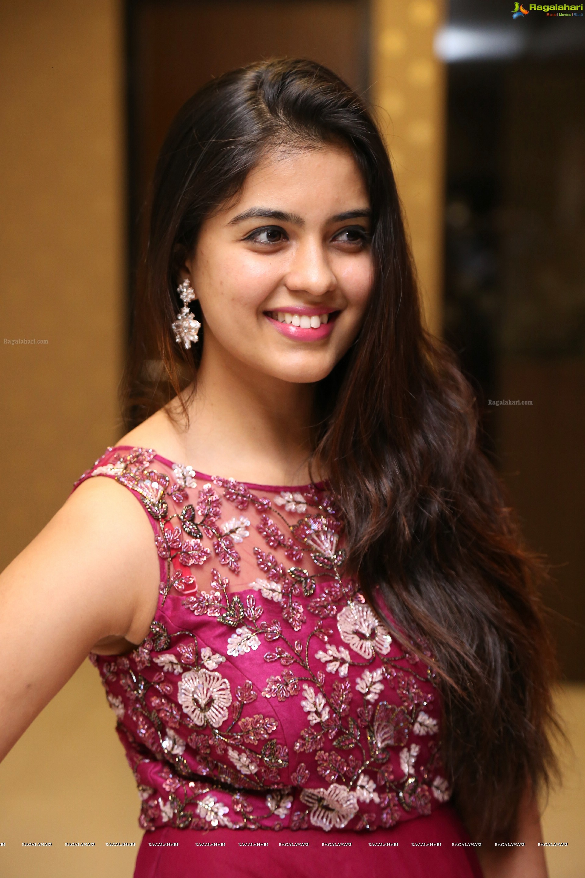 Amritha Aiyer at Kaasi Pre-Release Event (High Definition)