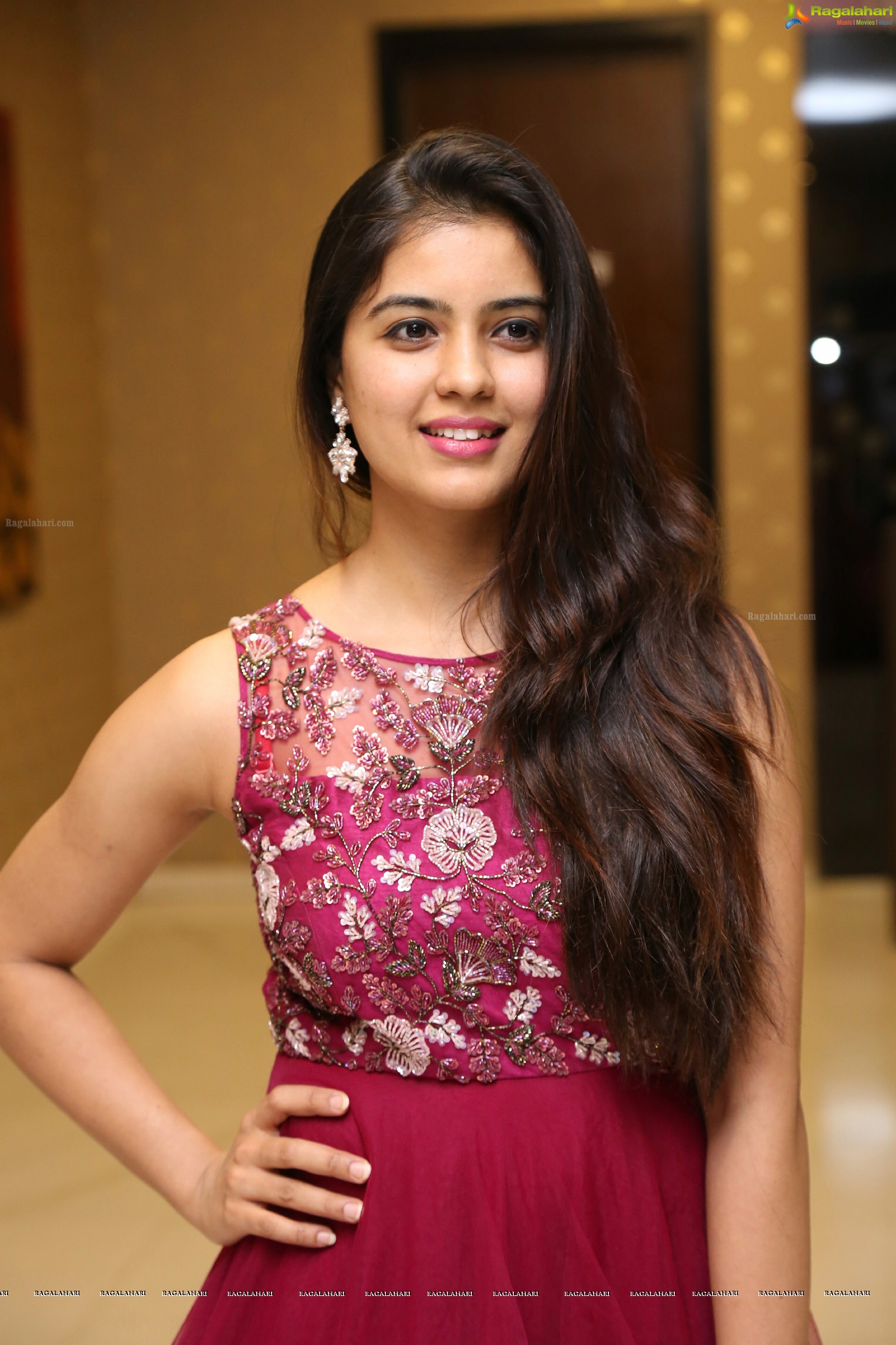 Amritha Aiyer at Kaasi Pre-Release Event (High Definition)