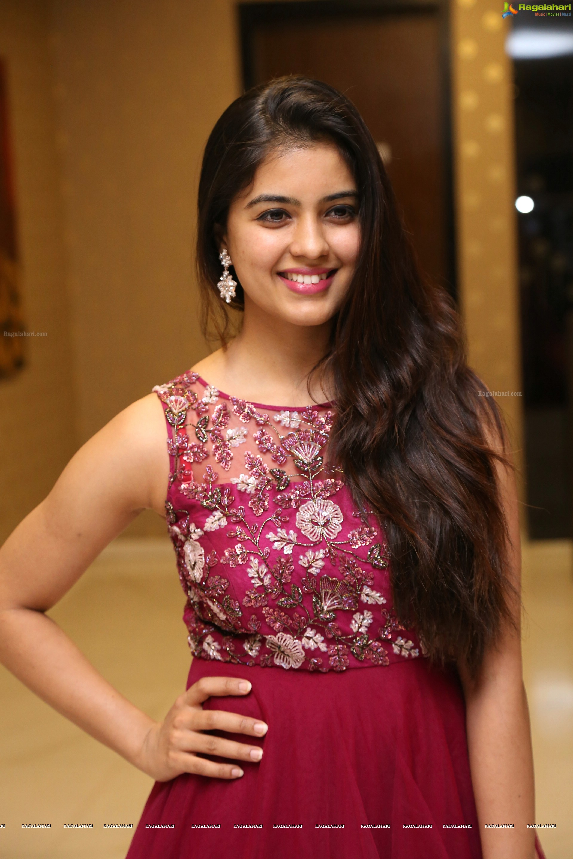 Amritha Aiyer at Kaasi Pre-Release Event (High Definition)