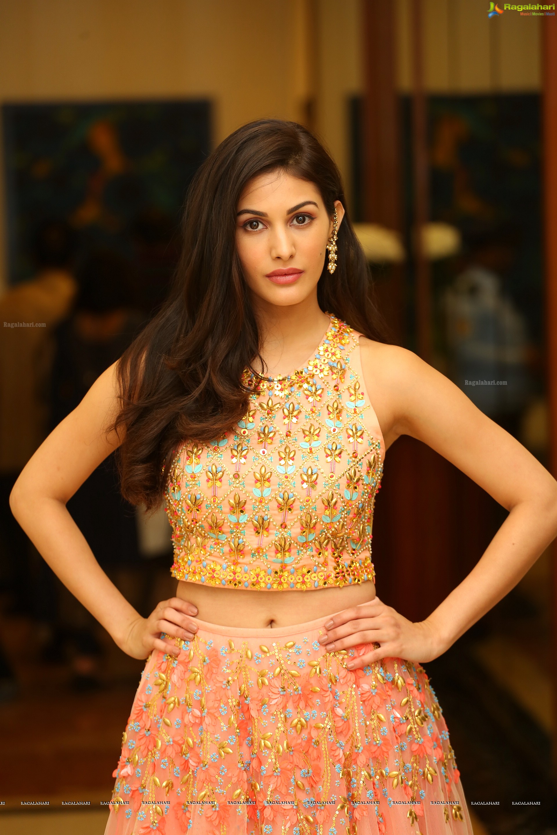 Amyra Dastur at Raju Gadu Pre-Release Event (High Definition)