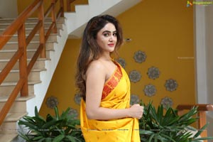 Sony Charishta Yellow Saree