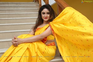 Sony Charishta Yellow Saree