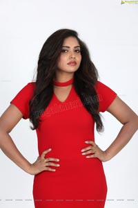 Karunya Chowdary Red Dress
