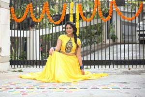 Sowmya Venugopal Yellow Dress