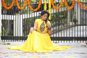 Sowmya Venugopal Yellow Dress