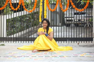 Sowmya Venugopal Yellow Dress