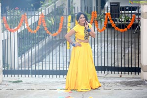 Sowmya Venugopal Yellow Dress