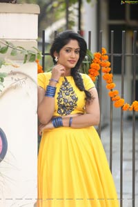 Sowmya Venugopal Yellow Dress