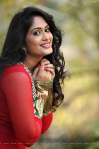 Sowmya Venugopal Red Dress