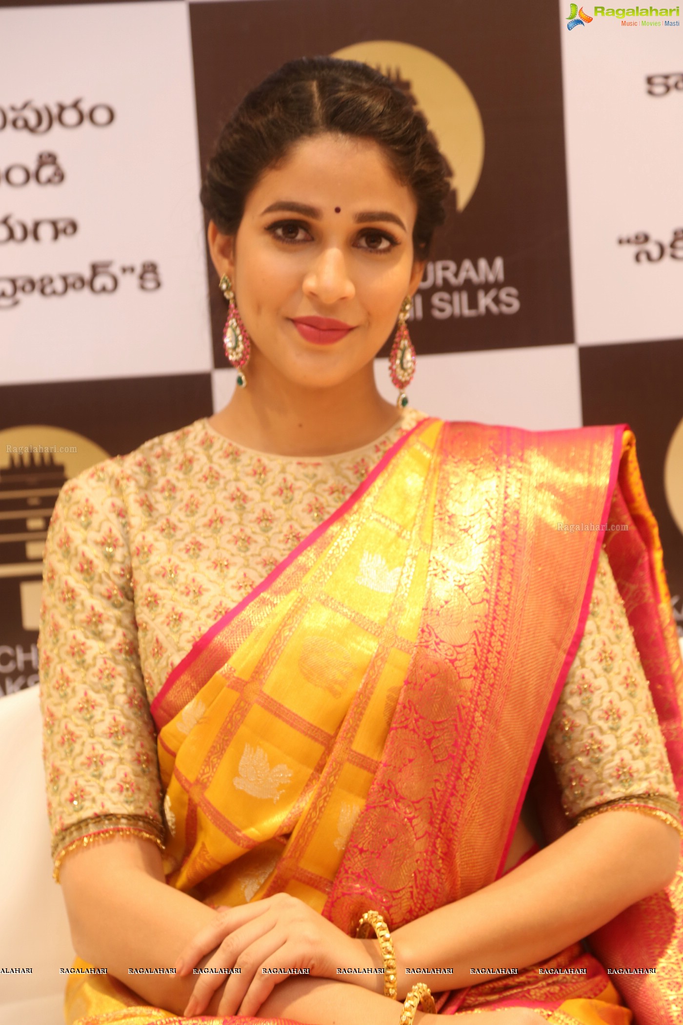 Lavanya Tripathi at Kanchipuram Kamakshi Silks (Posters)