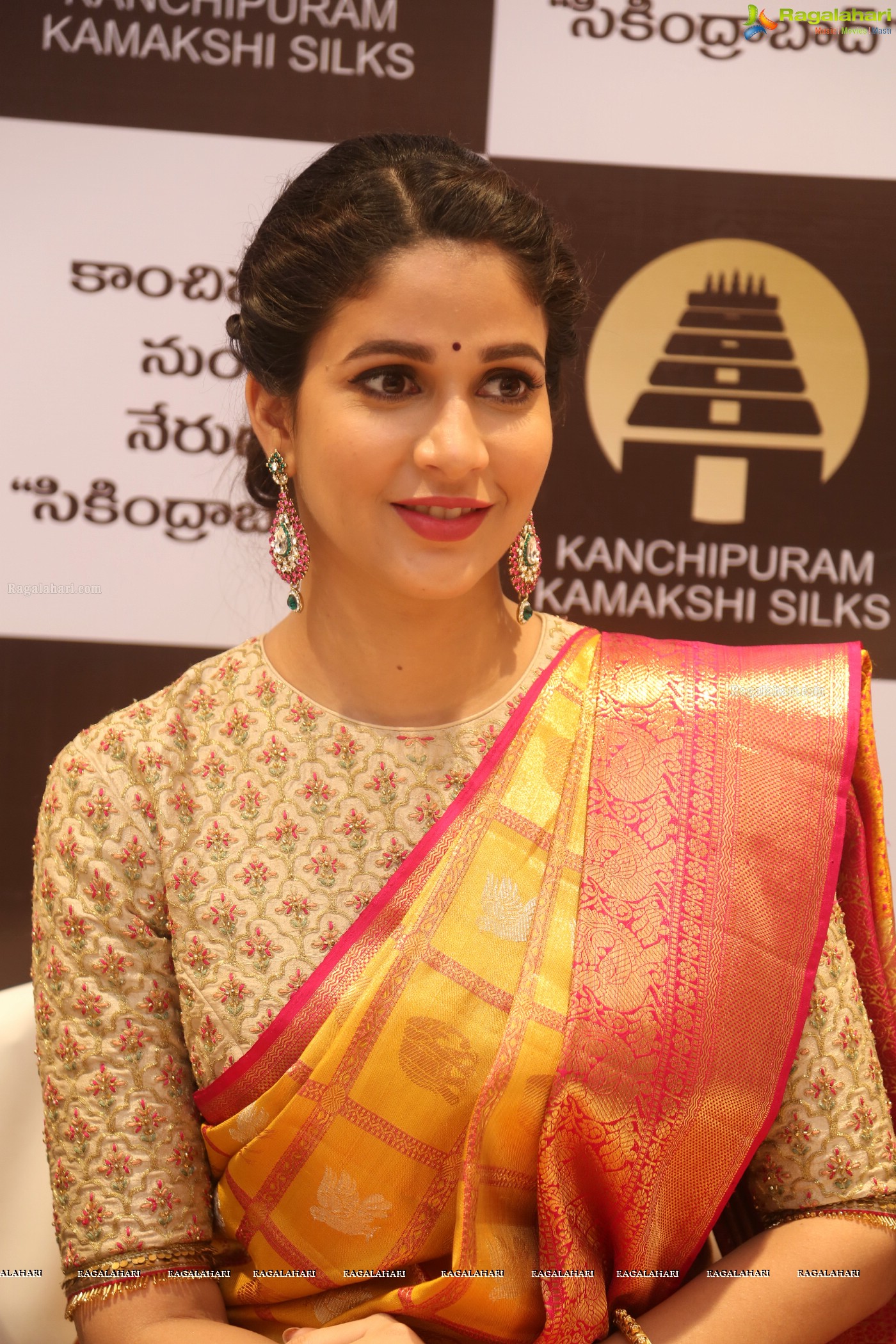 Lavanya Tripathi at Kanchipuram Kamakshi Silks (Posters)