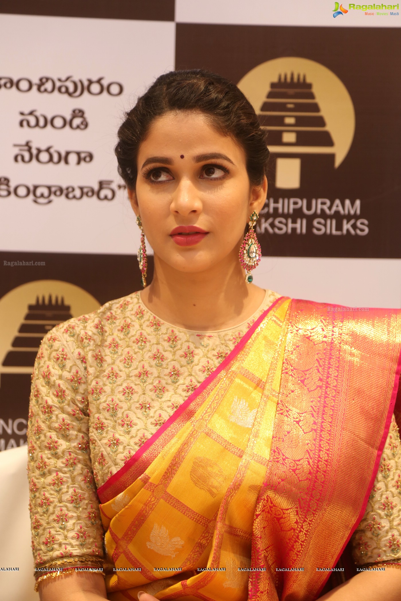 Lavanya Tripathi at Kanchipuram Kamakshi Silks (Posters)