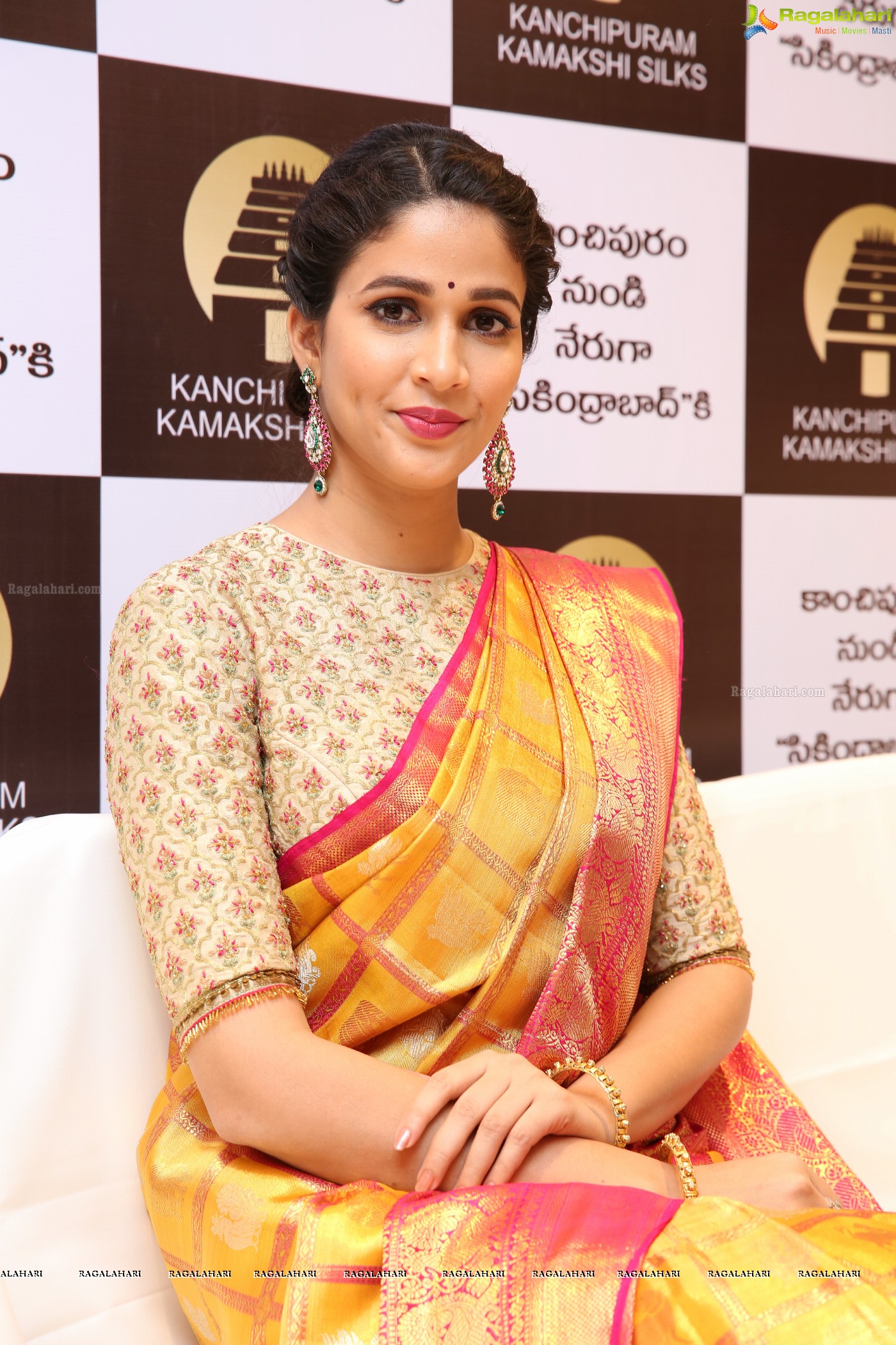 Lavanya Tripathi at Kanchipuram Kamakshi Silks (Posters)