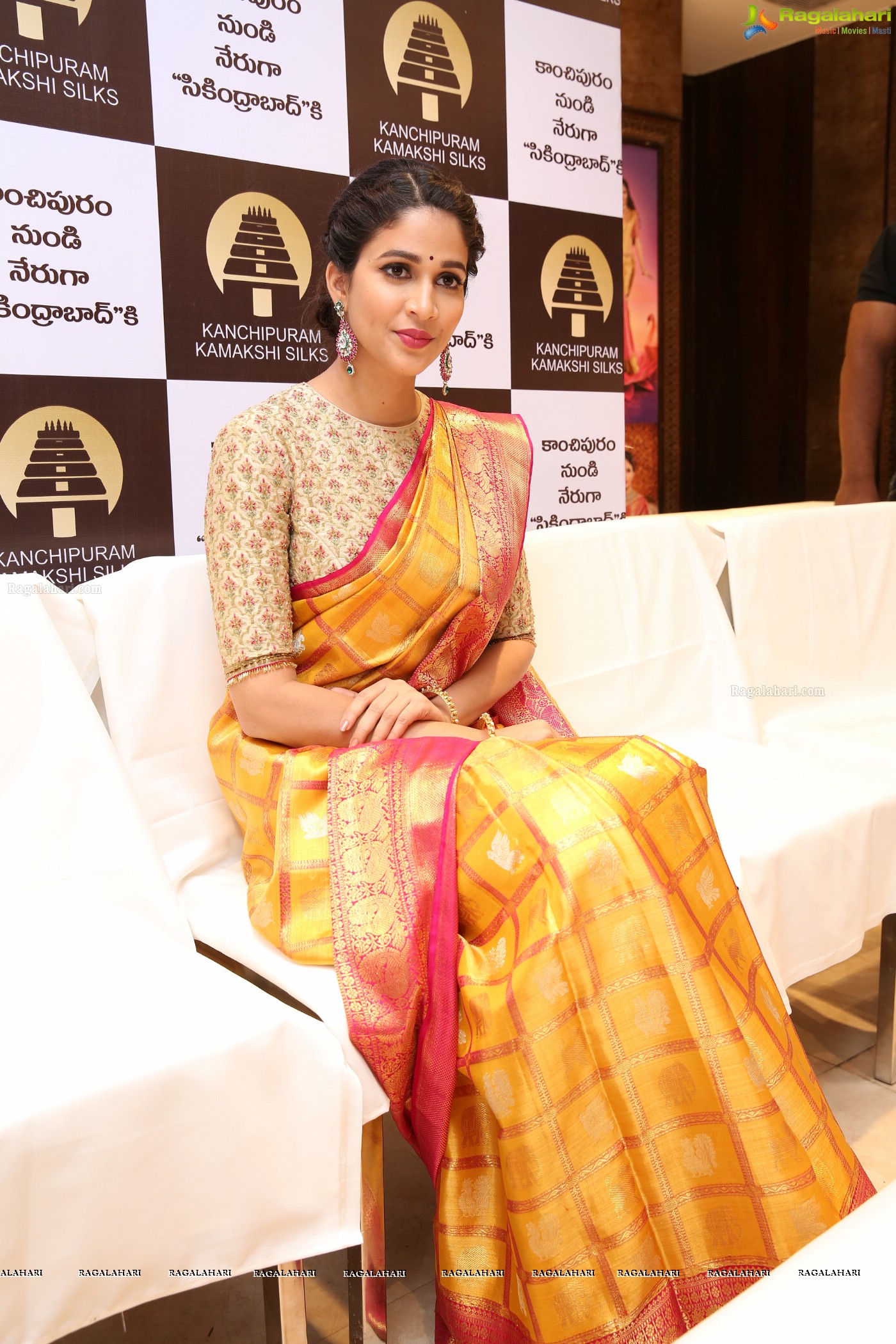 Lavanya Tripathi at Kanchipuram Kamakshi Silks (Posters)