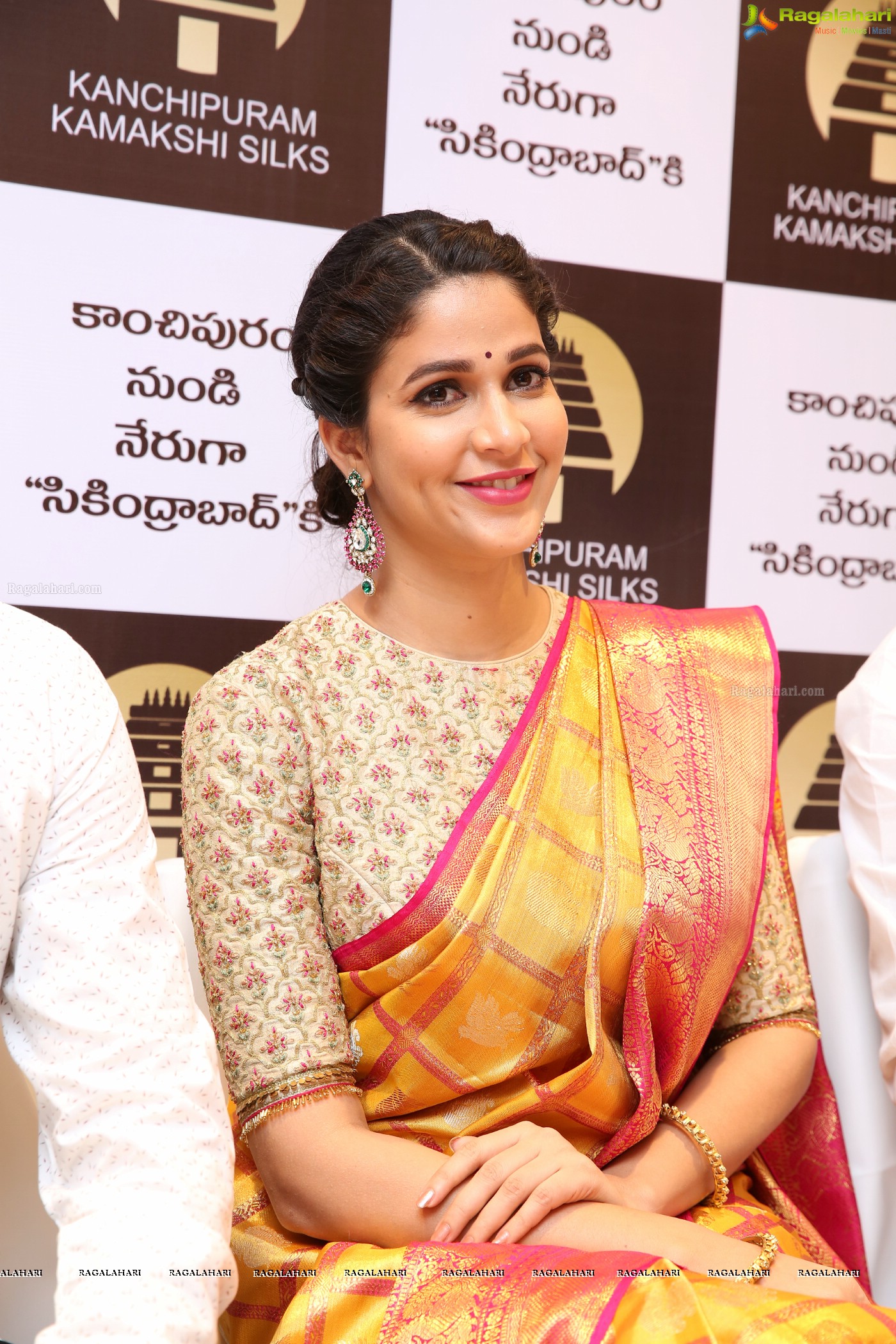 Lavanya Tripathi at Kanchipuram Kamakshi Silks (Posters)