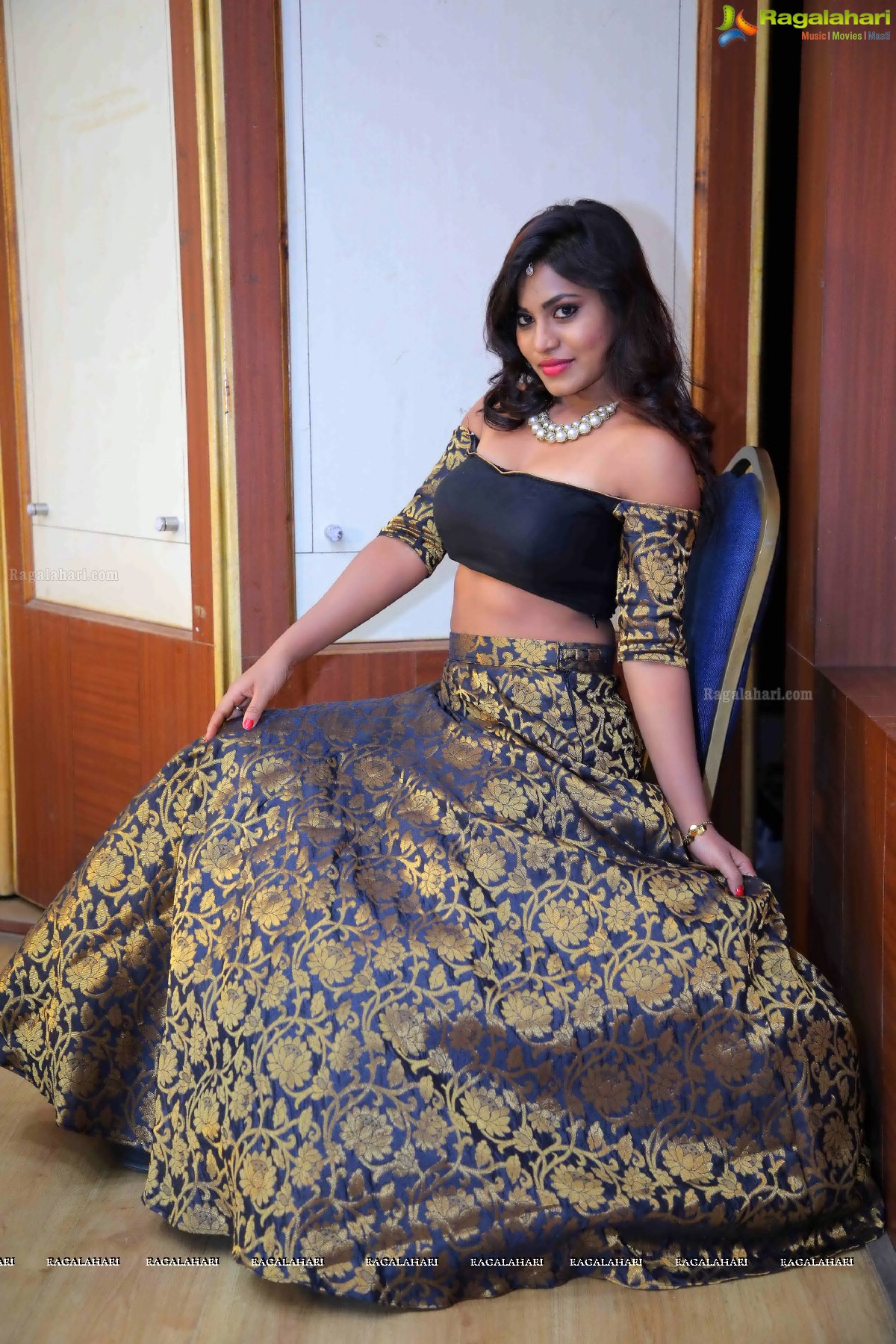 Priya Augustin at Roshini C/o Thoorpu Gadhi Audio Release