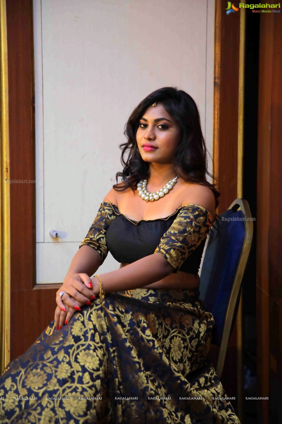 Priya Augustin at Roshini C/o Thoorpu Gadhi Audio Release