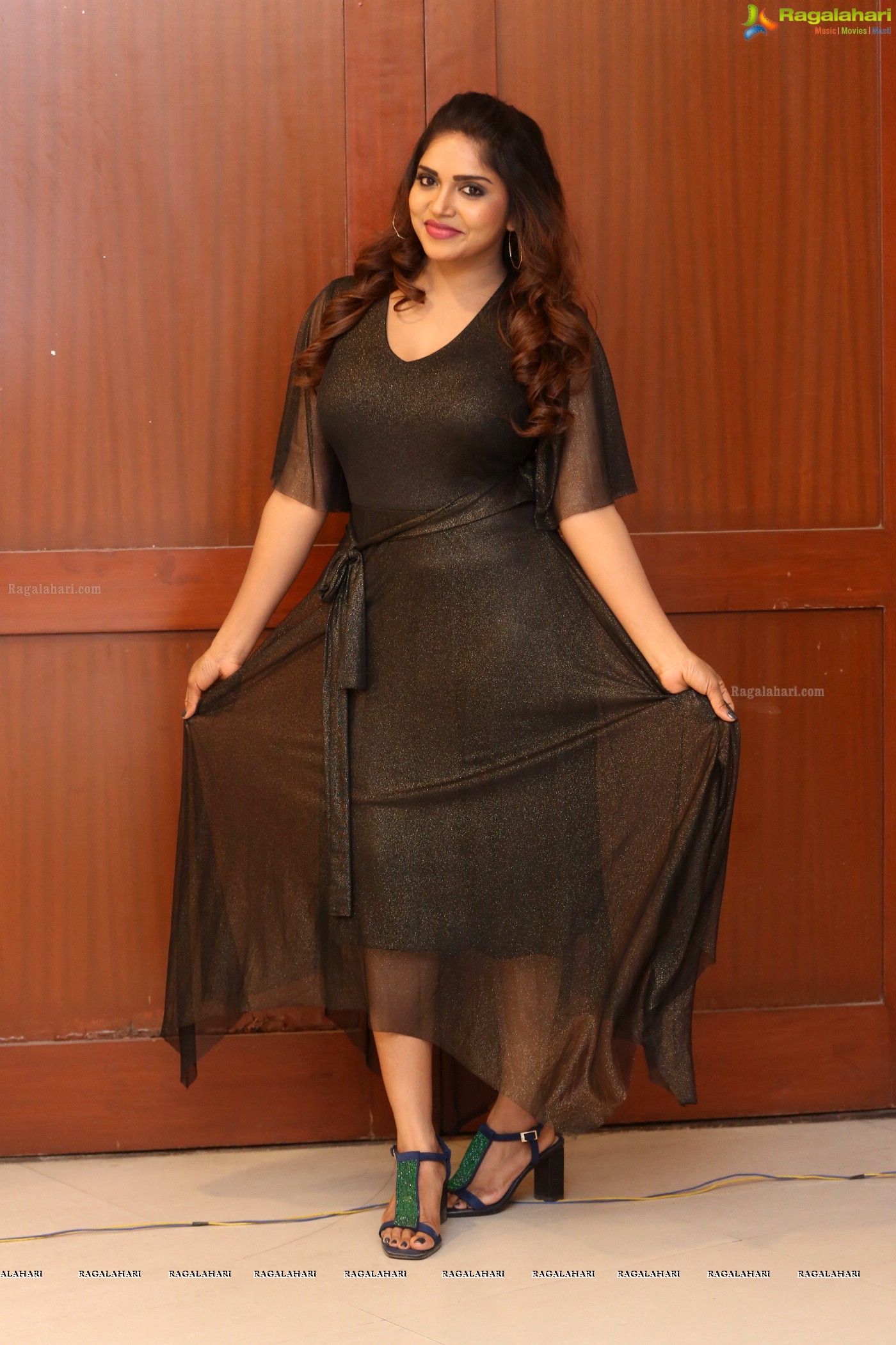 Karunya Chowdary at Yerra Cheera Logo Launch