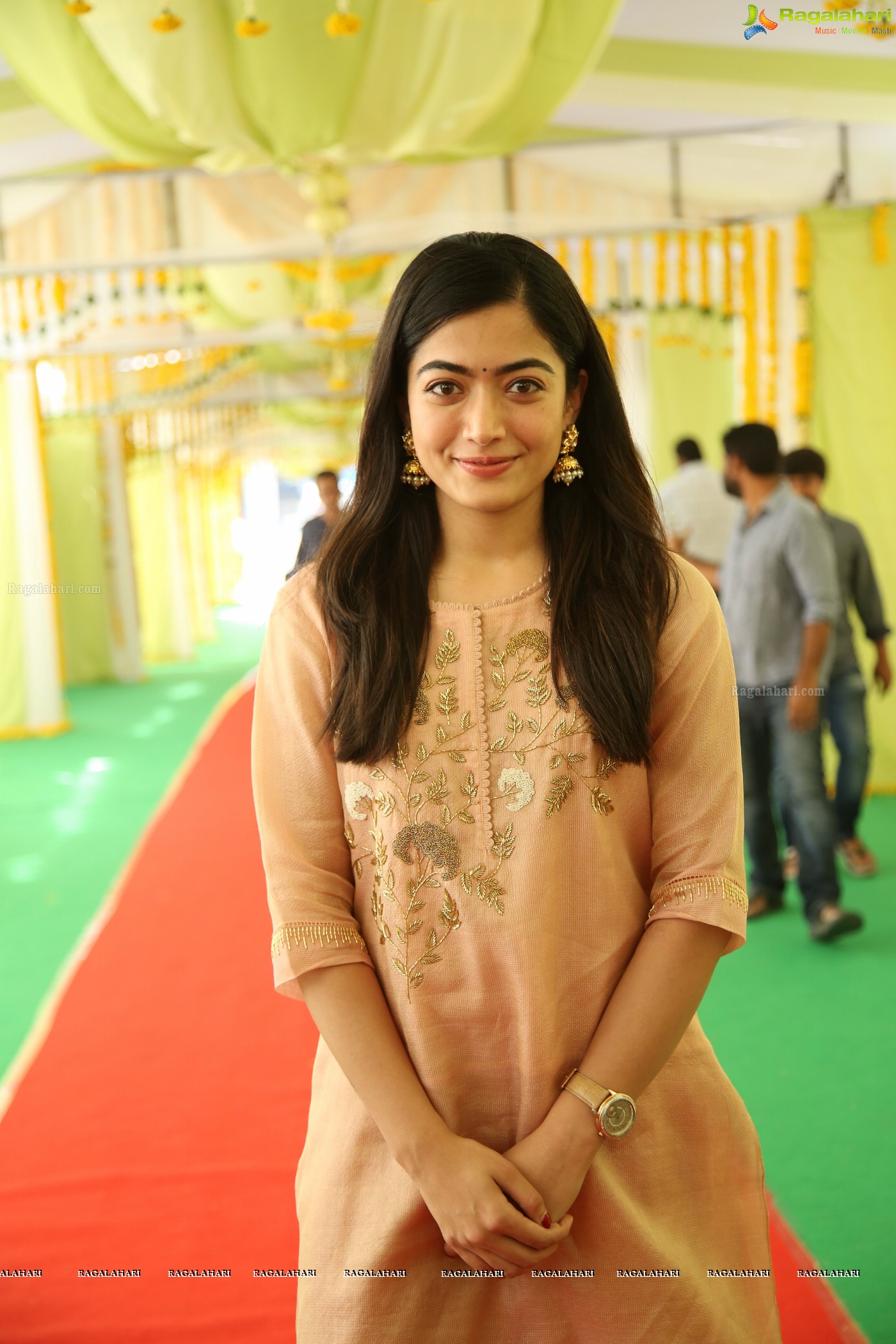 Rashmika Mandanna @ Sarileru Neekevvaru Movie Launch (Hi-Resolution Photos)