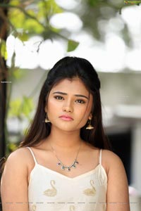 Rishika Nisha in White Long Gown