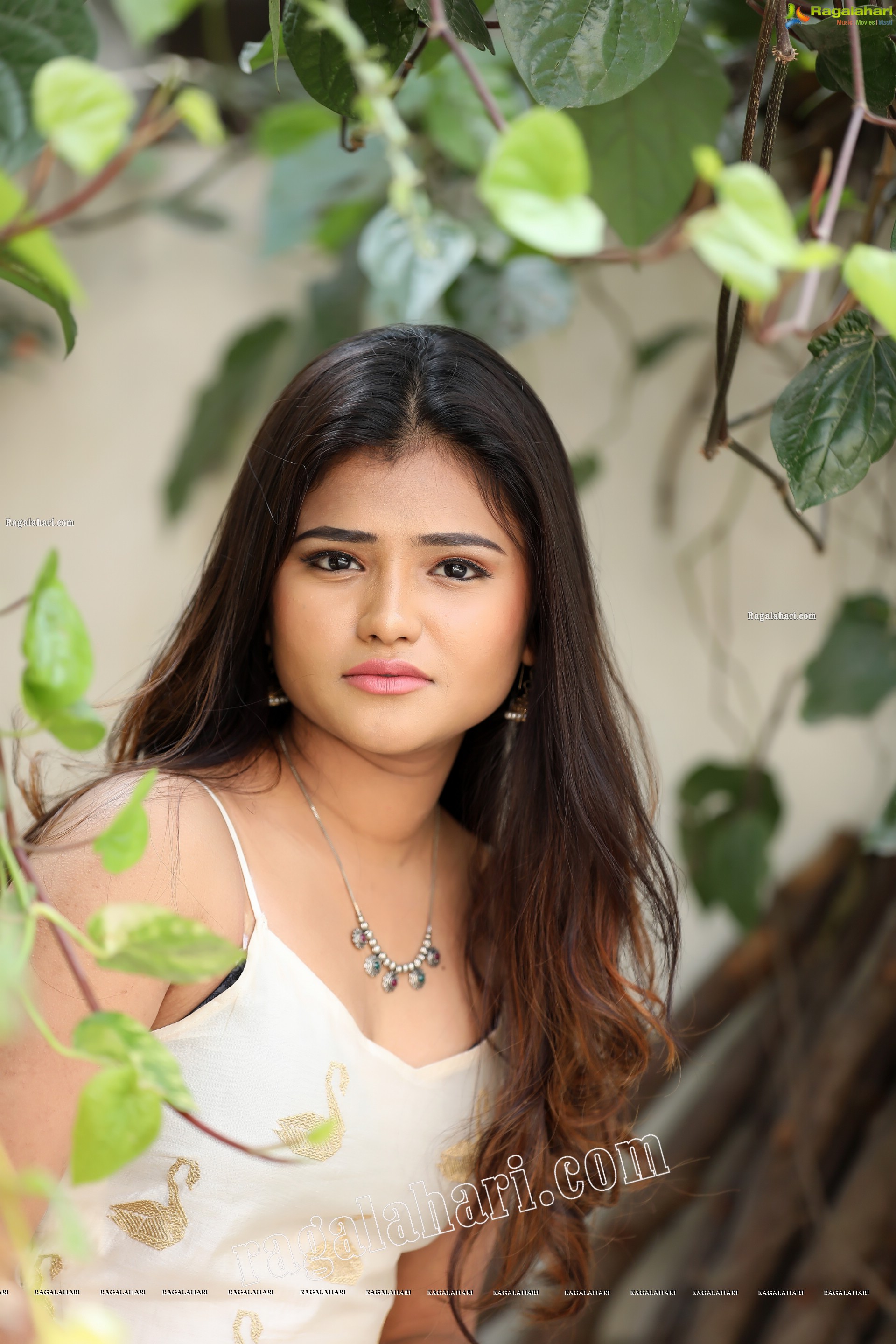 Rishika Nisha in White Long Gown Exclusive Photo Shoot