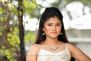 Rishika Nisha in White Long Gown