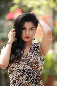 Sheetal Bhatt in Cheetah Print Dress