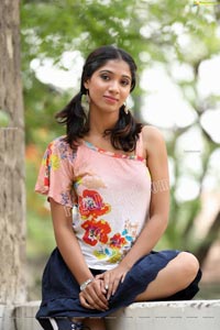 Swetha Mathi in One Shoulder Floral Top